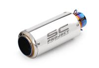 Motorcycle Exhaust Pipe Motorbike Motocross Racing Escape Exhaust Muffler Canister Tail pipe End Pipe For z900 R3 R25 MT09 etc - details 3