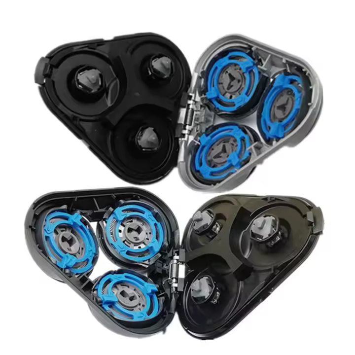 Cabezal de afeitadora de repuesto para S5000, S5370, S5571, S5420, S5140, S5078, S5077, S5050, S5082, cuchilla eléctrica, negro - 1