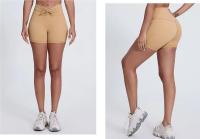 SHINBENE-pantalones cortos deportivos Super Cloud para gimnasio, Shorts sexys de cintura alta con cordones para Yoga, entrenamiento, correr, 4 ", 2,0 - details 9