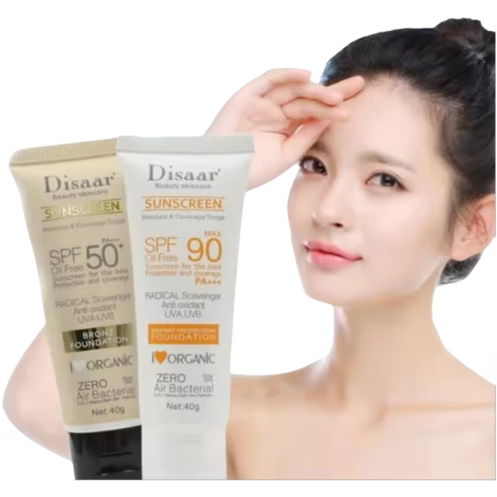 Crema Protectora Solar para Cara y Cuerpo Piel Blanqueada SPF 50/90 Herramientas de Cuidado de la Piel Facial - 1