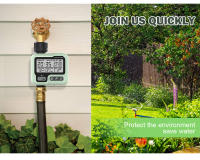 Temporizador de agua automático, máquina de riego digital para jardín, rociador inteligente para ahorrar agua y tiempo - details 7
