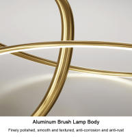 LEFAN-Luz LED moderna para habitación, iluminación creativa para comedor, 80CM - details 10