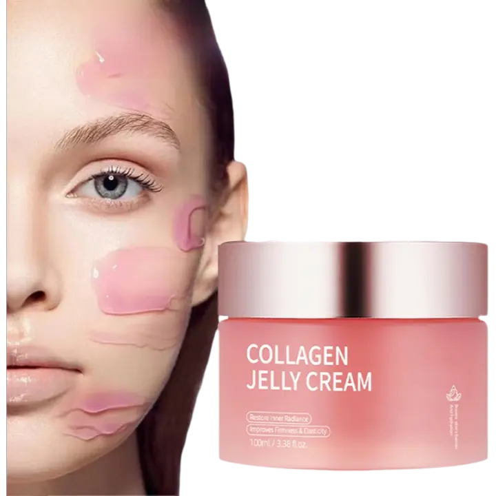 Crema de Gelatina de Colágeno Micro-agujas Faciales para Reducir Poros, Eliminar Comedones, Nourutar Piel Suave Herramientas de Cuidado de la Piel Facial - 1