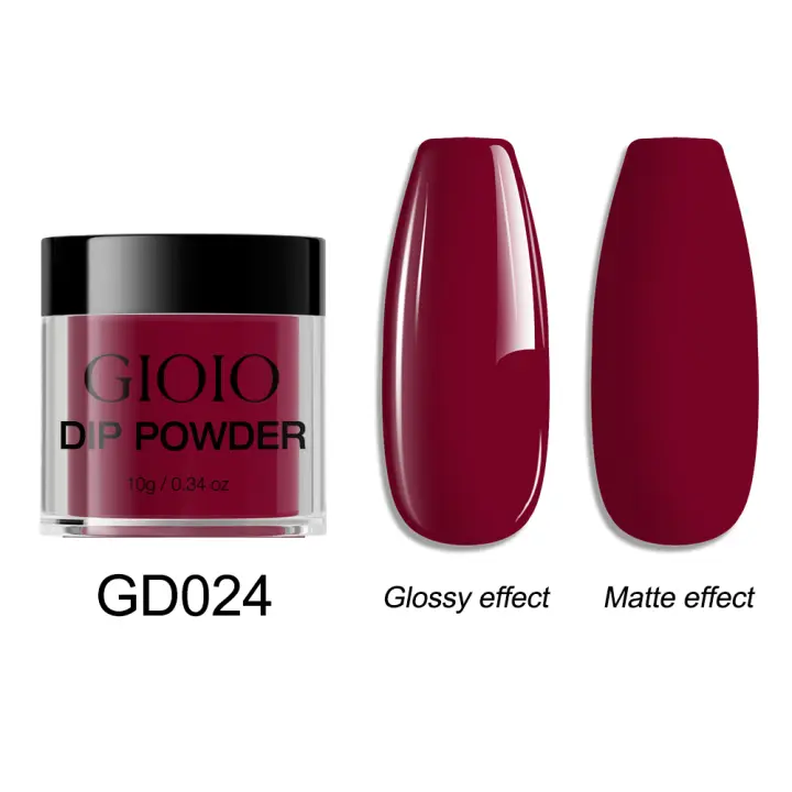 Kit de inicio de manicura de uñas en polvo de inmersión: polvo de inmersión de 16 colores para uñas en polvo desnudo rosa rojo negro polvo de inmersión clásico con líquido en polvo para uñas conjunto de base y capa superior activador para polvo diseño de - 1