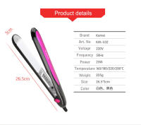 Liso Radiante Kemei Plancha de Alizar de Iones Profesional Herramienta de Estilismo de Cabello para Alizar y Rizar - details 0