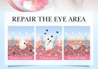 Parches de Ojos de Sakura de Granada Roja SADOER 60pcs Eliminación de Ojeras - details 13