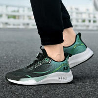 Zapatos deportivos con hebilla giratoria, calzado lateral de talla grande, zapatillas ligeras para correr, calzado de entrenamiento para hombre - details 2