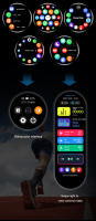 Reloj inteligente DK56 con Bluetooth, brújula de llamada, NFC, asistente de voz, SOS, detección de temperatura y ritmo cardíaco, modo deportivo, novedad de 2025 - details 12