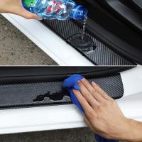 Pegatinas de protección para el suelo de la puerta de fibra de carbono resistente a arañazos y umbral de auto accesorios para 500 coche - details 11