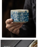 Ru Kiln Golden Wanhua Master, degustación de alta gama, cerámica única, uso Personal, juego de Kung Fu, taza de té pequeña - details 5