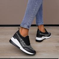 Zapatos de tacón de cuña sin cordones informales para mujer - details 7