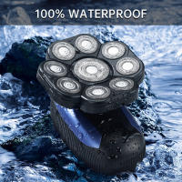 Afeitadora Eléctrica Flotante Hatteker 9D Cortadora de Pelo 6 en 1 para Barba y Cuerpo Pantalla LED - details 3