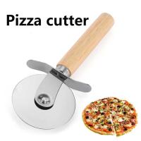 Cortador de Pizza de acero inoxidable, rueda de corte, cortador de masa de Pasta de pastelería, herramientas profesionales para hornear de cocina - details 0