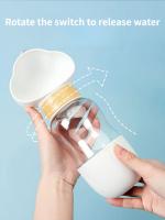 Taza de agua saliente para perro, botella de agua portátil, taza de acompañamiento para caminar, suministros de agua potable para mascotas, comedero para gatos, tazón para perros - details 4