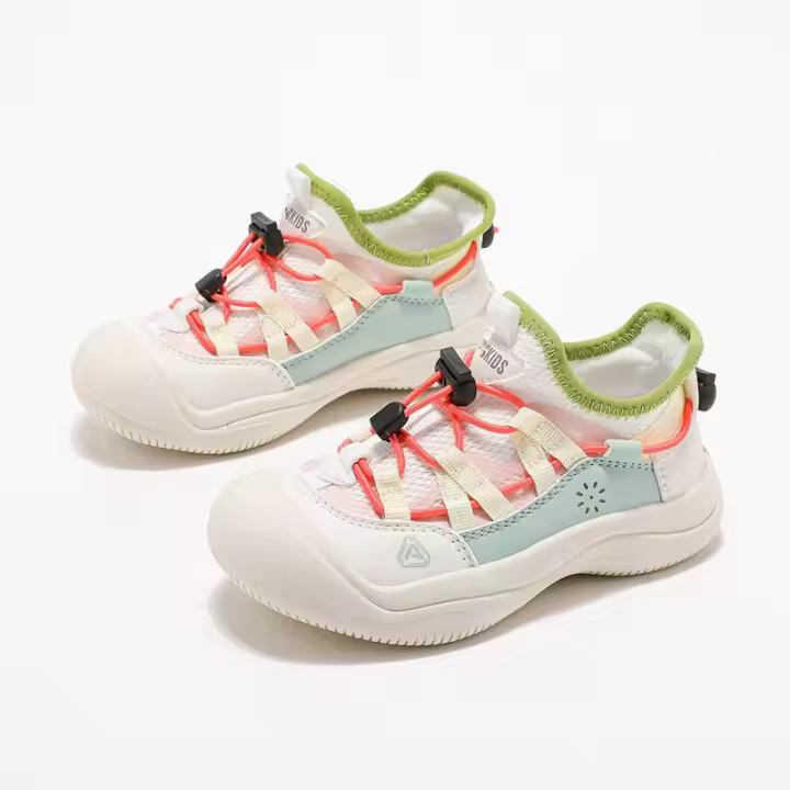 Zapatos deportivos para niñas 2025 primavera y otoño nuevos zapatos casuales transpirables de moda para niños zapatos para correr de suela suave de malla para niños medianos y mayores. - 1