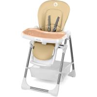 Trona para bebés, plegable, tronas de bebe, silla alta ajustable, altura ajustable de 6 a 36 meses, cinturones de seguridad de 5 puntos, de hasta 15 kg (BEIGE) - details 3