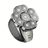 Afeitadora eléctrica de doble uso, maquinilla de afeitar inalámbrica, recargable, húmeda/seca, impermeable, regalo para hombres, marido y padre - details 6