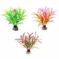 Plantas artificiales de simulación para decoración de Acuario, adorno de hierba de agua para pecera, 1 unidad - details 0
