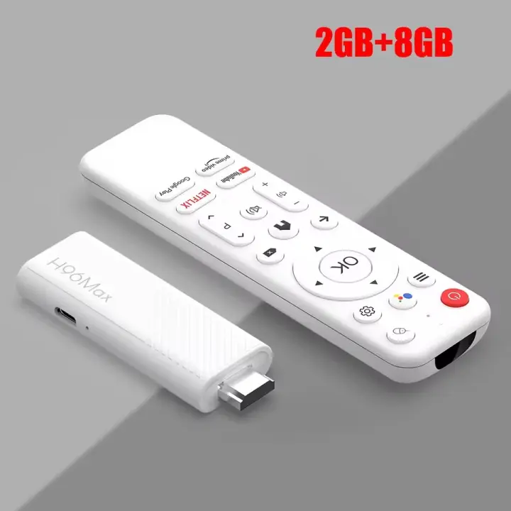 H96 MAX H313 Mini TV Stick Android 14 Dispositivo de TV inteligente Android14 2GB 16GB 8GB Wifi6 BT 4K HD reproductor multimedia de voz de Google - 1