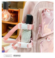 Mochila Itabag Kawaii Japonesa para Mujeres Nueva 2024 Mochila Transparente de Gran Capacidad Mochila Ita para Estudiantes de la - details 7