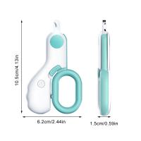 Cortaúñas profesional para mascotas, luz LED, tijeras de aseo para gatos y perros pequeños, accesorios para gatos - details 0