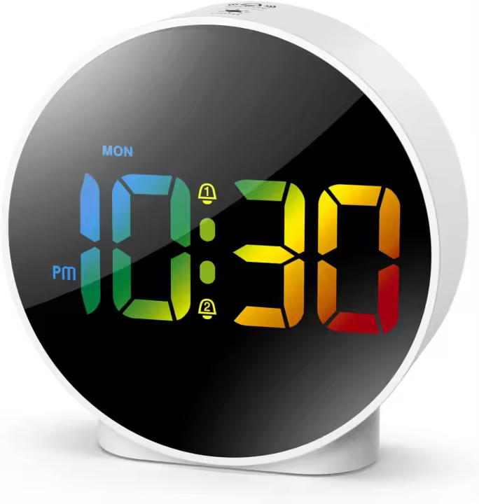 El despertador más nuevo de Digitaces, cabecera de los despertadores con la pantalla LED curvada colorida - 1