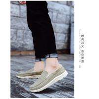 Zapatos De Lona Para Hombre Mocasines Clásicos De Ocio Cómodos Y Transpirables Zapatillas Casuales Para Adultos Con Punta Redonda Suela EVA - details 5