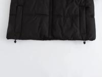 2024 estilo europeo y americano nueva ropa de mujer estilo europeo y americano algodón corto chaqueta gruesa con capucha abrigo - details 14