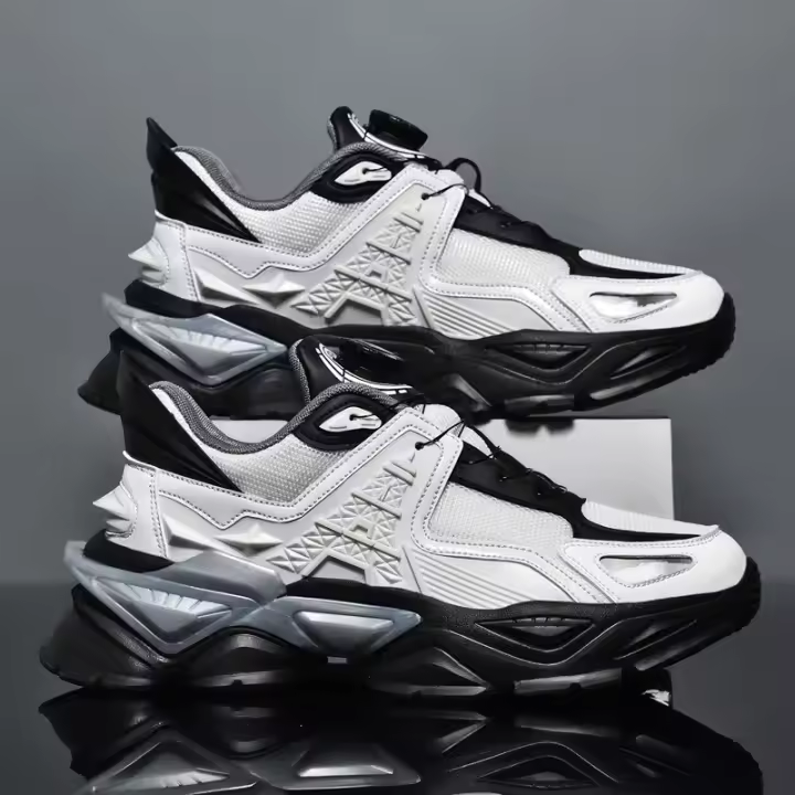 Zapatillas de deporte informales para hombre, tenis de lujo, transpirables, mocasines de moda para correr - 1