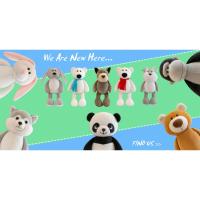 Juguetes de Peluche Suaves León de la Selva, Elefante, Tigre, Perro, Zorro, Mono, Ciervo - details 0