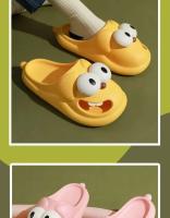Sandalias de Plano para Mujer Verano Zapatillas de Dibujos Animados Pantuflas Cerradas para Uso al Aire Libre Antideslizantes para Uso Interior - details 12