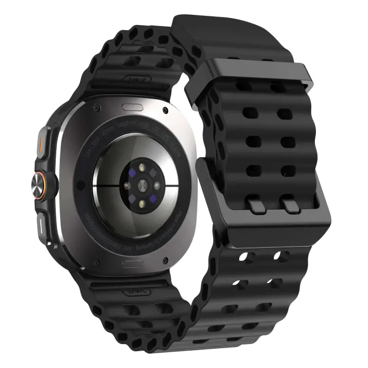 Aplicable a accesorios de correa de reloj Ultra de pulsera deportiva de silicona de 47 mm - 1