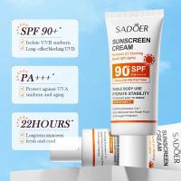 SADOER Spf 90+ Protector Solar para uso en todo el cuerpo Protector Solar resistente a los rayos UV reparación bloqueador Solar Protector Solar Facial - details 4