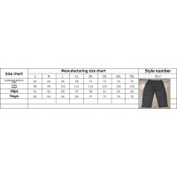 Pantalones de traje de pierna recta de cintura alta para mujer, pantalones drapeados informales para primavera y otoño, nuevo estilo elegante, pantalones de pierna ancha estrechos hasta el suelo - details 0