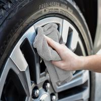 Juego de toalla de microfibra para coche, secado rápido, absorbente, forma Cuadrada, Ideal para limpieza - details 5