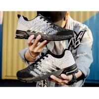 Zapatillas de correr transpirables para hombre, zapatos informales antideslizantes de gran tamaño, cómodos para caminar y trotar, Unisex - details 11