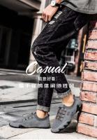 Sandalias planas huecas de malla de moda para exteriores, zapatos deportivos informales de cuero para hombre - details 0