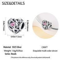 Colgante de Árbol de la Vida de Amor en Plata de Ley 925 Colgante de Piedra Blanca para Mujeres - details 0