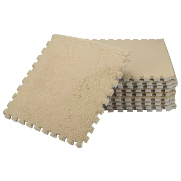 Alfombra de juego EVA de espuma con 10 piezas para niños perfecta para decoración de guardería habitación de bebé - 1