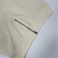 Conjunto de Top Corto Ajustado sin Cuello con Cremallera de Color Sólido para Mujer Primavera/Verano 2025 y Shorts Ajustados de Cintura Alta. - details 18