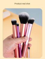 Juego de brochas de maquillaje Kabuki, 8 piezas, para base cosmética en polvo, colorete, sombra de ojos, mezcla, herramienta de belleza - details 9