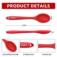 Cuchara de Silicona WALFOS para Pasteles y Sopas de Cocina con Mango Largo Utensilios de Cocina Material de Plástico y Cemento Forma de Cuchara - details 6