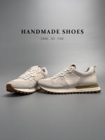 Zapatos blancos de suela gruesa de piel de vaca de primera capa de cuero genuino de alta gama - details 11