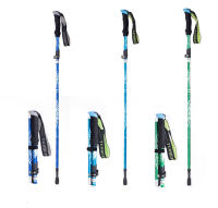 Bastones de escalada telescópicos plegables para exteriores, bastón nórdico ultraligero para ancianos, 5 secciones - details 7