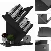 Estantería de árbol, Librería Alta de 6 Niveles Estantería Estrecha de madera con cajones para Sala de Estar, Dormitorio 38×19×112CM Marrón Rústico - details 92