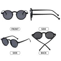 Gafas de sol redondas (unisex), gafas de sol neutras, montura pequeña, estilo retro, UV400, 1 pieza - details 2