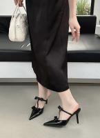 Suave punta cabeza arco stiletto tacones altos nueva bolsa cabeza media zapatillas muller zapatos zapatos de mujer - details 44