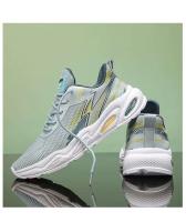 Zapatos De Hombre antideslizantes transpirables De malla De verano De tiro alto con logotipo De marca, Zapatos deportivos informales para correr para Hombre - details 16