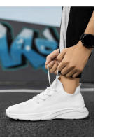 Zapatos informales coreanos versátiles para deportes nuevos para hombre y mujer, tejido volador para correr, talla grande, modernos y a la moda - details 18