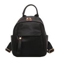 Bolso mujer 2025 nueva mochila de cuero suave para mujer, mochila pequeña de viaje literario de moda bolso de mujer - details 1